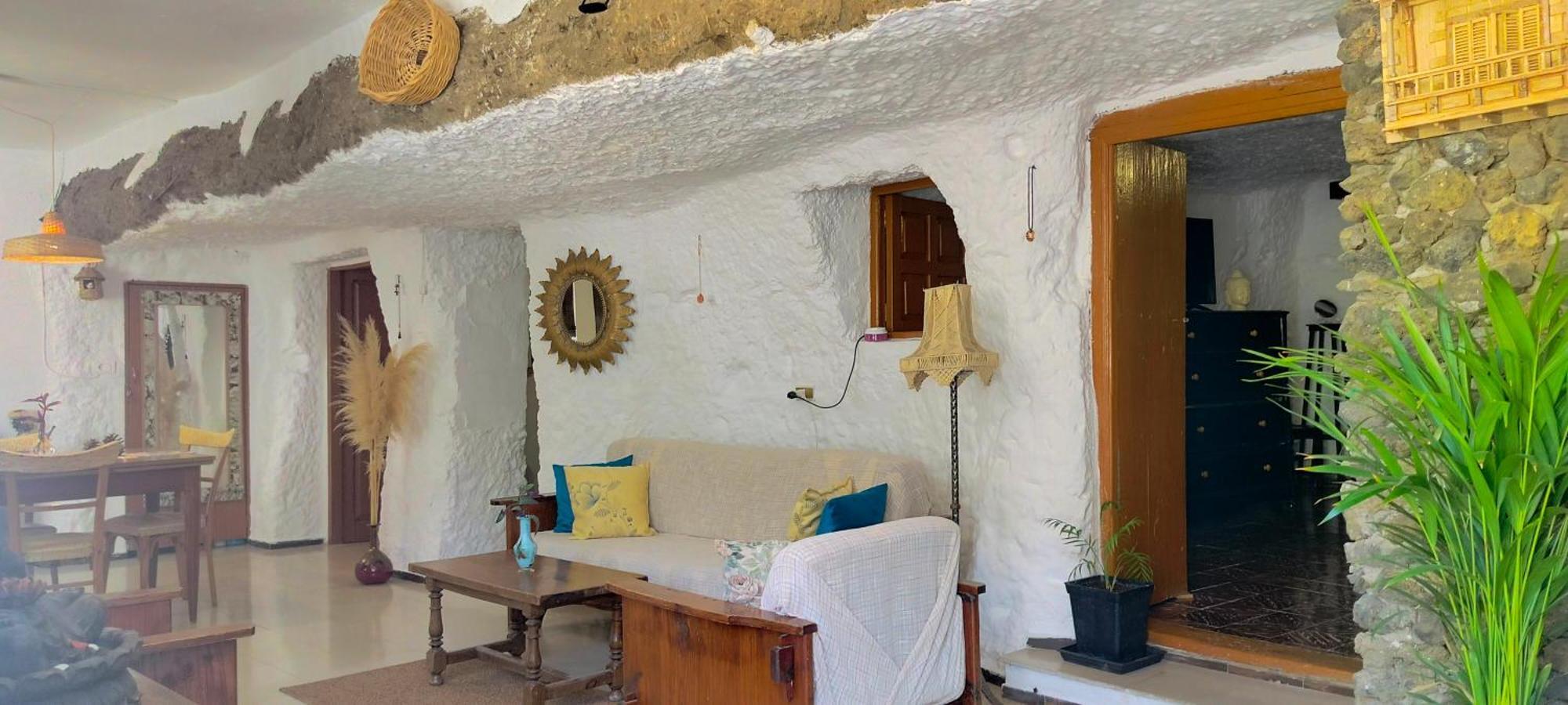 Casa Cueva Rural Trebola, Artenara Juncalillo Eksteriør bilde